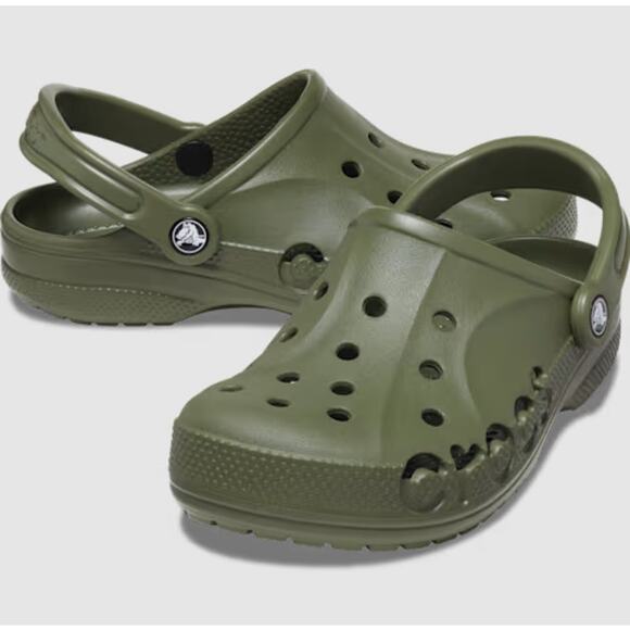 Crocs Unisex Army Green Baya Clog Size 9 - Picture 1 of 11